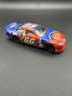 #66 Red Blue NASCAR Diecast Car Darrel Waltrip