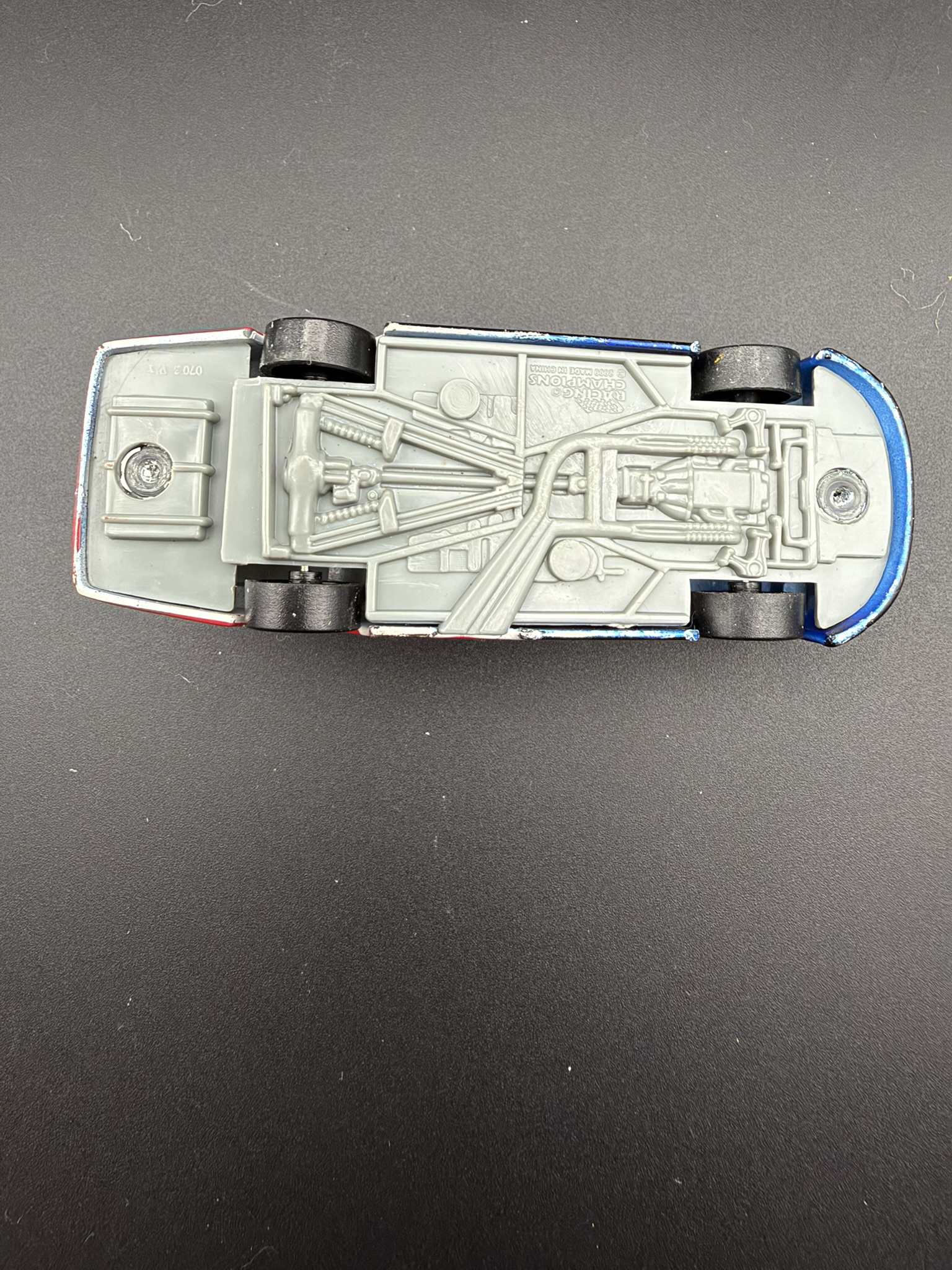 #54 Red White Blue NASCAR Diecast Car - Image 2